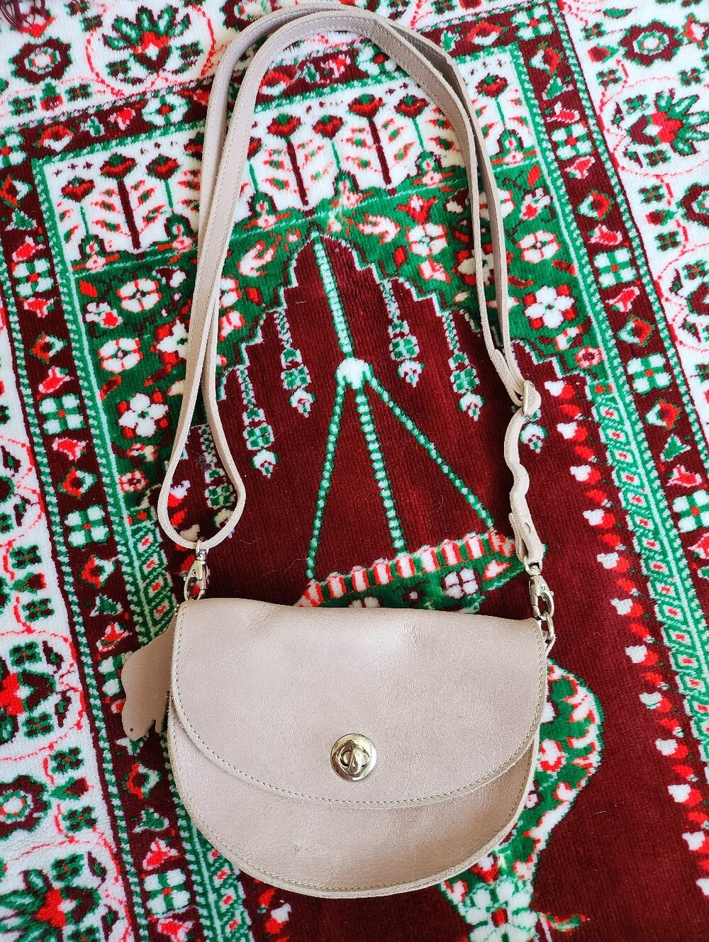 Roots Mini Saddle Crossbag- Dusty Pink - Picture 2 of 8